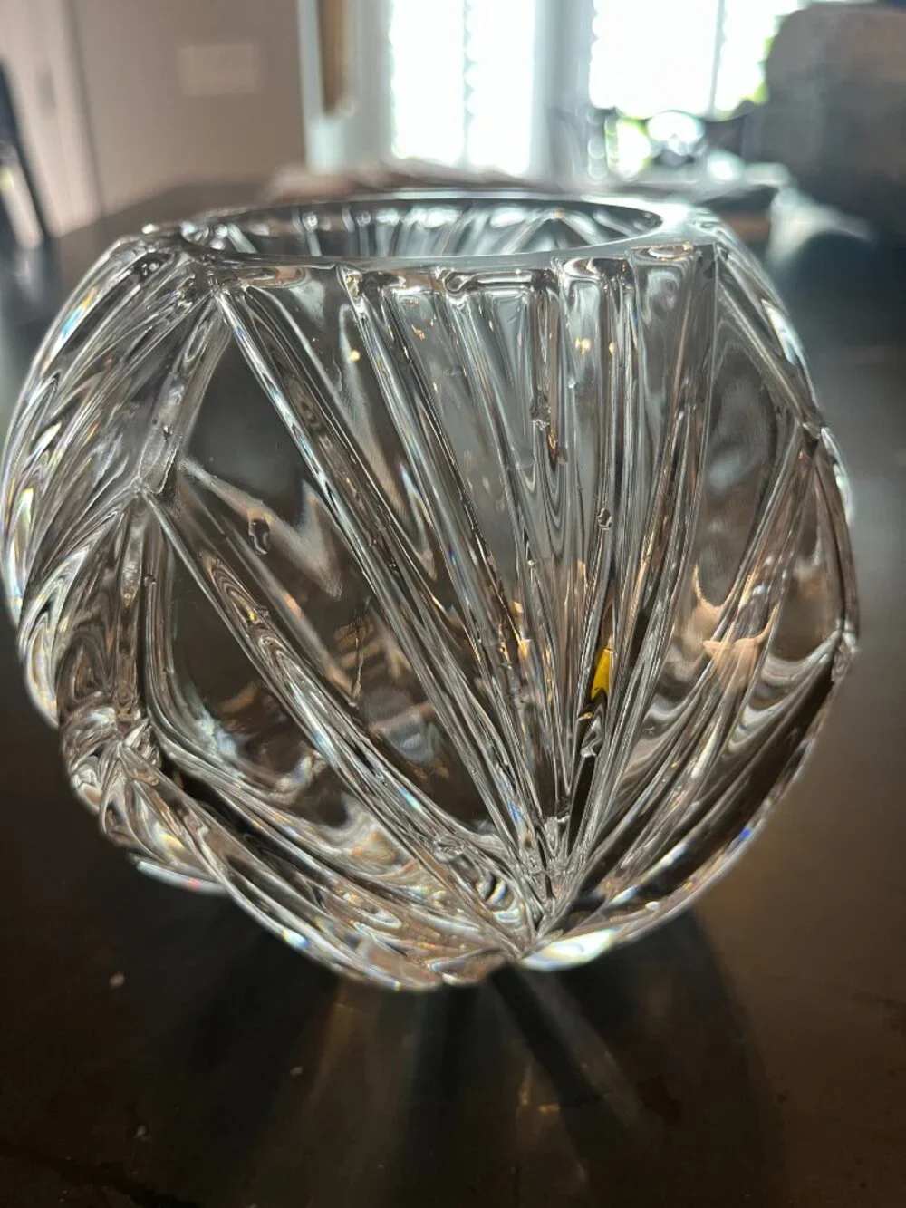 Beautiful Modern Lead Crystal Bowl Vase
